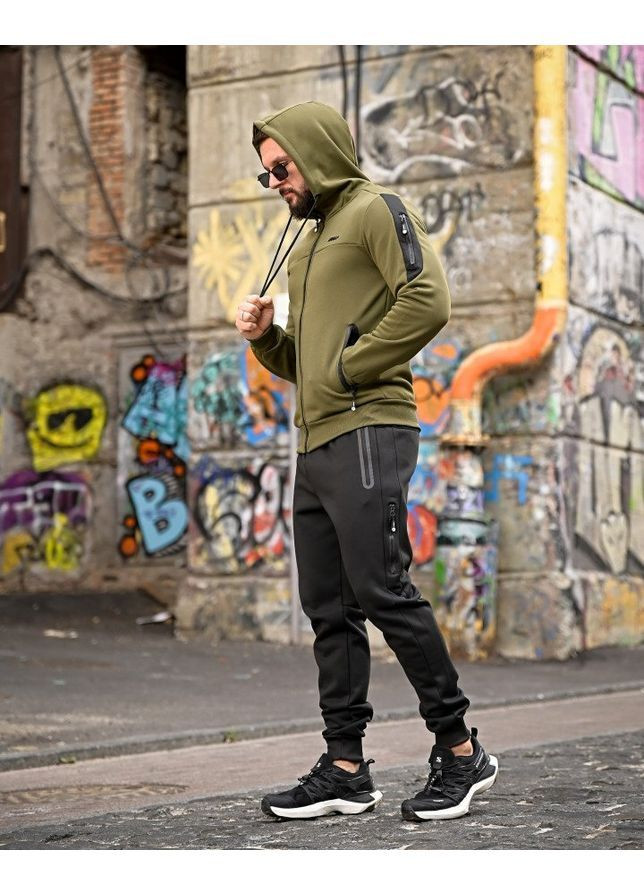 Спортивний костюм на флісі Audsa oliva No Brand (361311638)