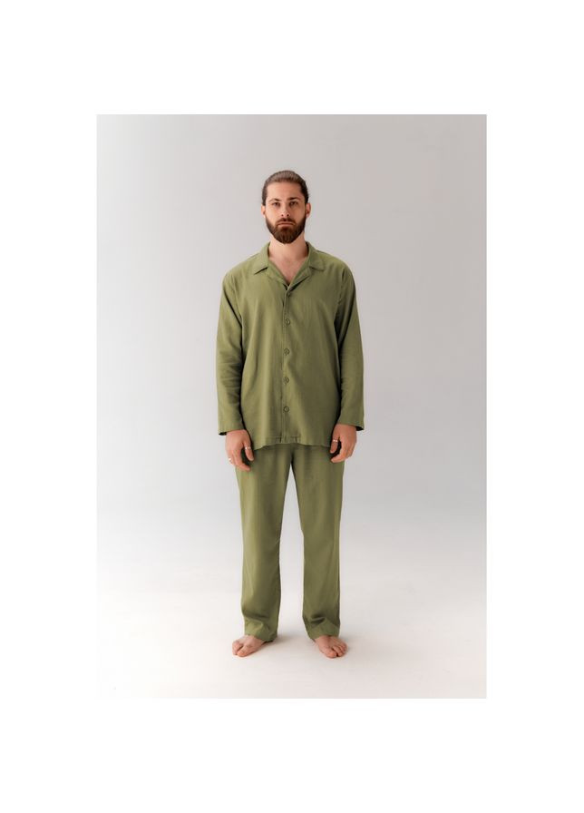 Пижама мужская Home - Porta оливковый L Lotus (285165355)