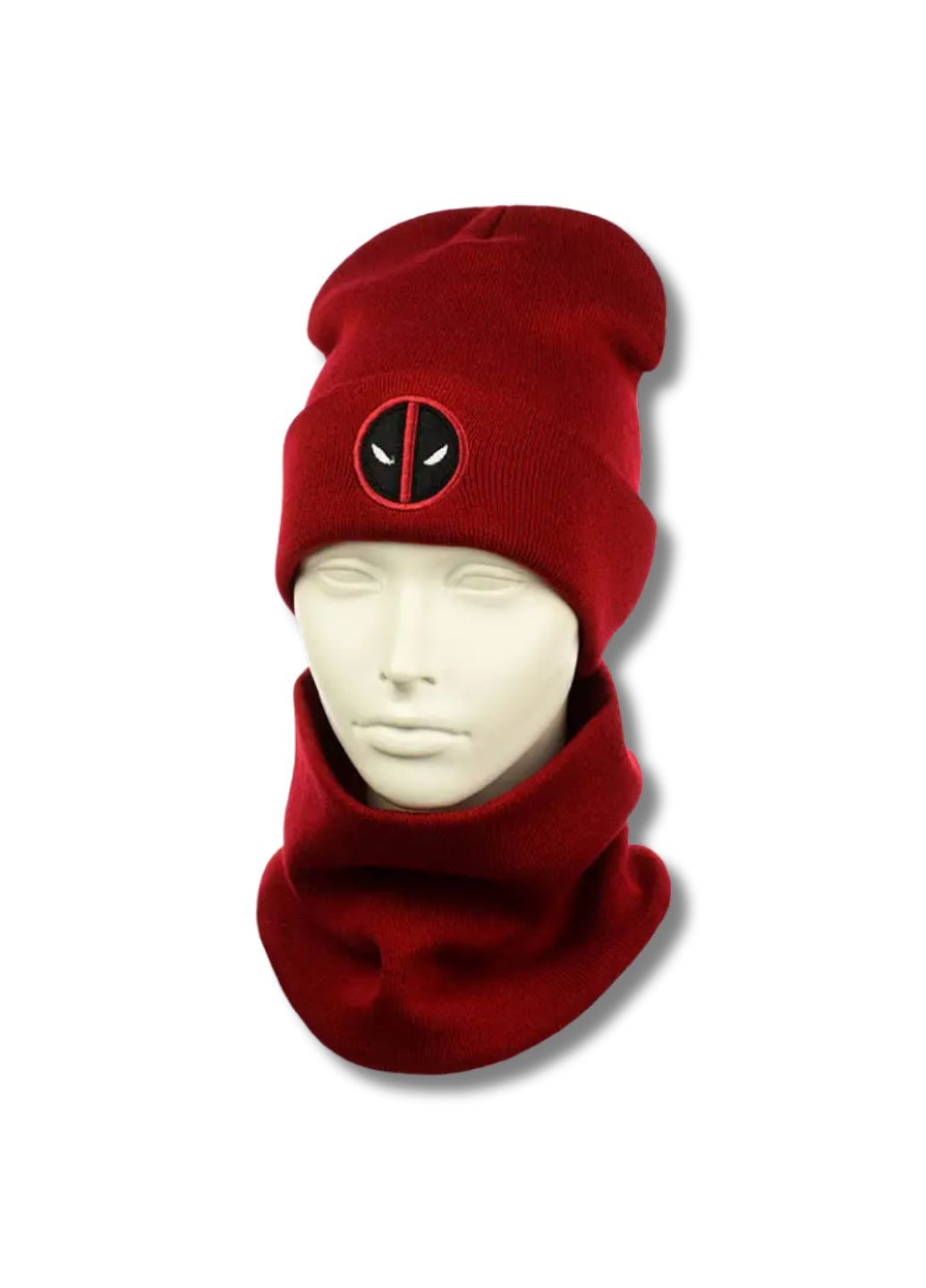 Дитячий комплект демісезонний шапка + снуд Дедпул / Deadpool No Brand Дитячій комплект (348418543)