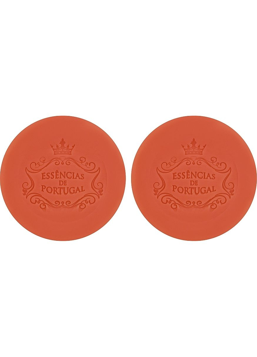 Натуральное мыло Aluminium Jewel-Keeper With Cork Lid Orange 2x50g (791579-31106935) Essencias de Portugal (368648803)