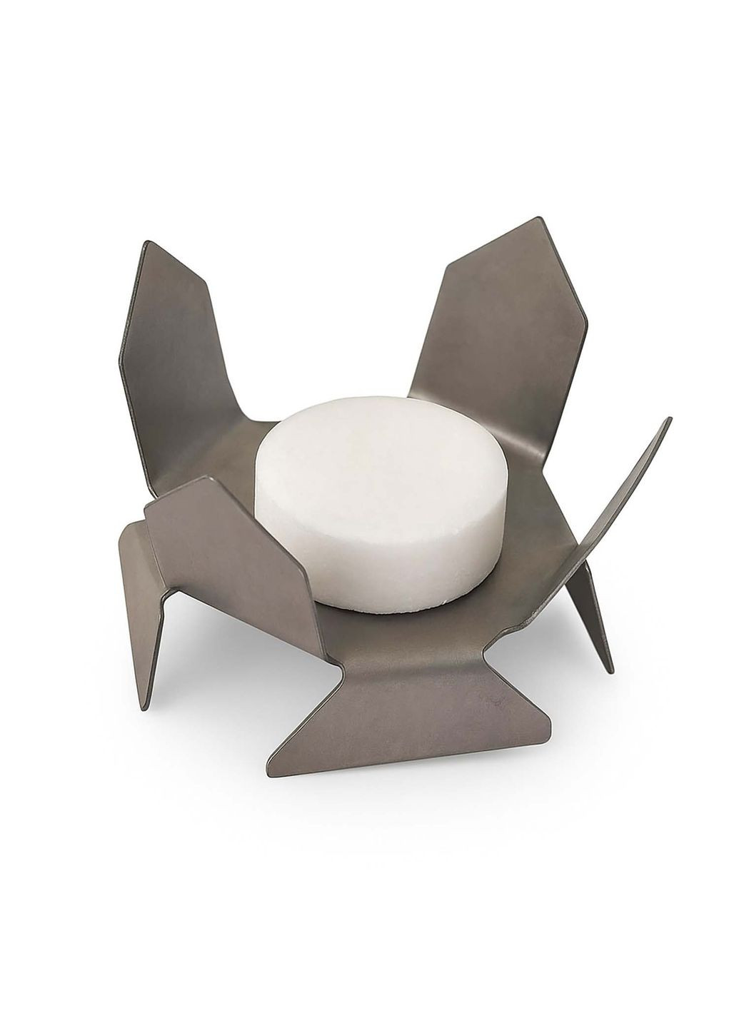 Металевий пальник-трансформер малий для сухого спирту 5,5 × 5,5 см Біон (350884025)