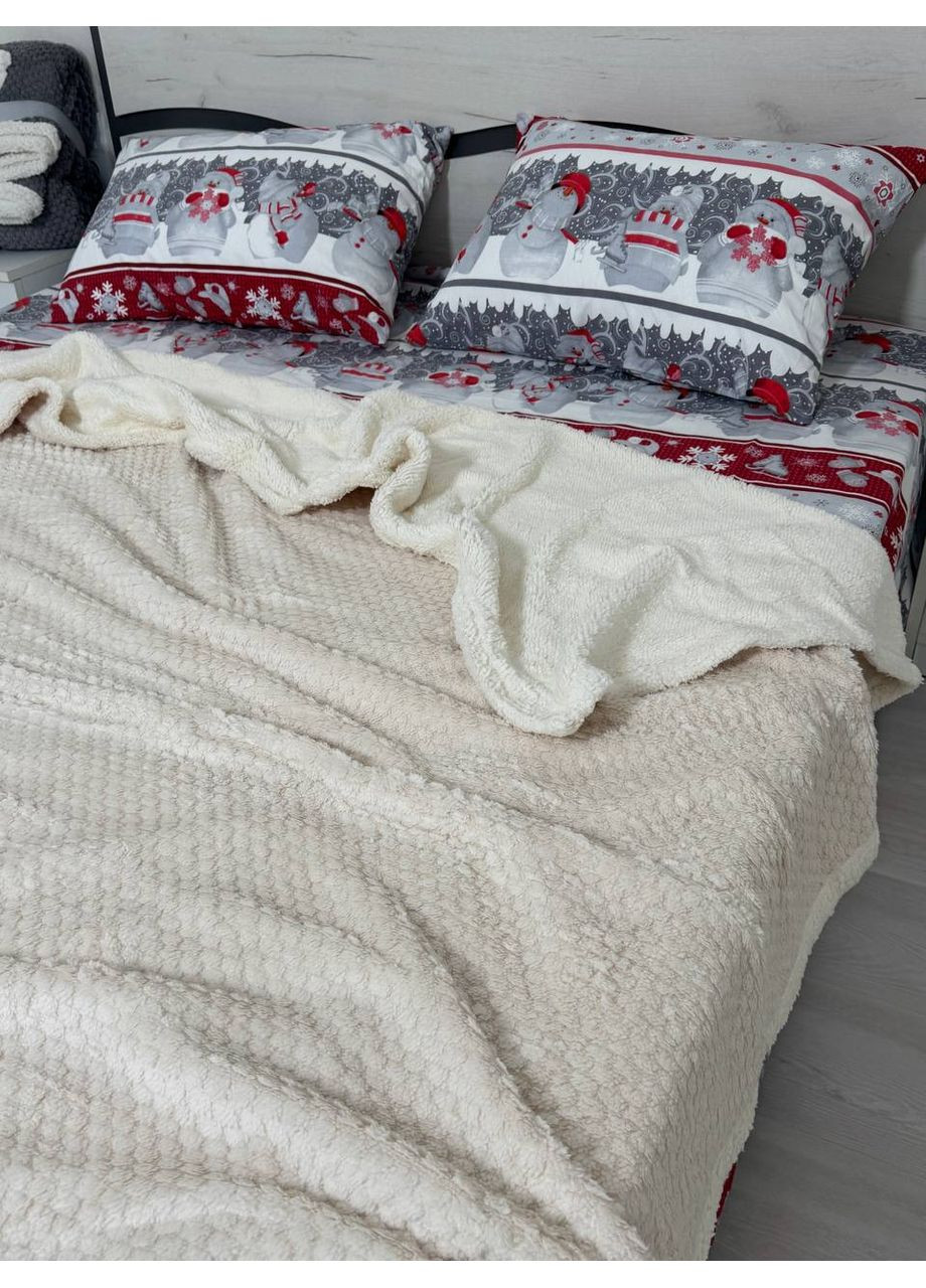 Теплый плед евро на овчине Vishnya (366289496)