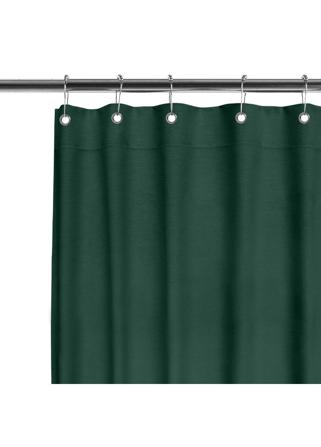 Шторка для душа и ванной PINE с кольцами 180х200 см Изумрудный Cosas (372990901)