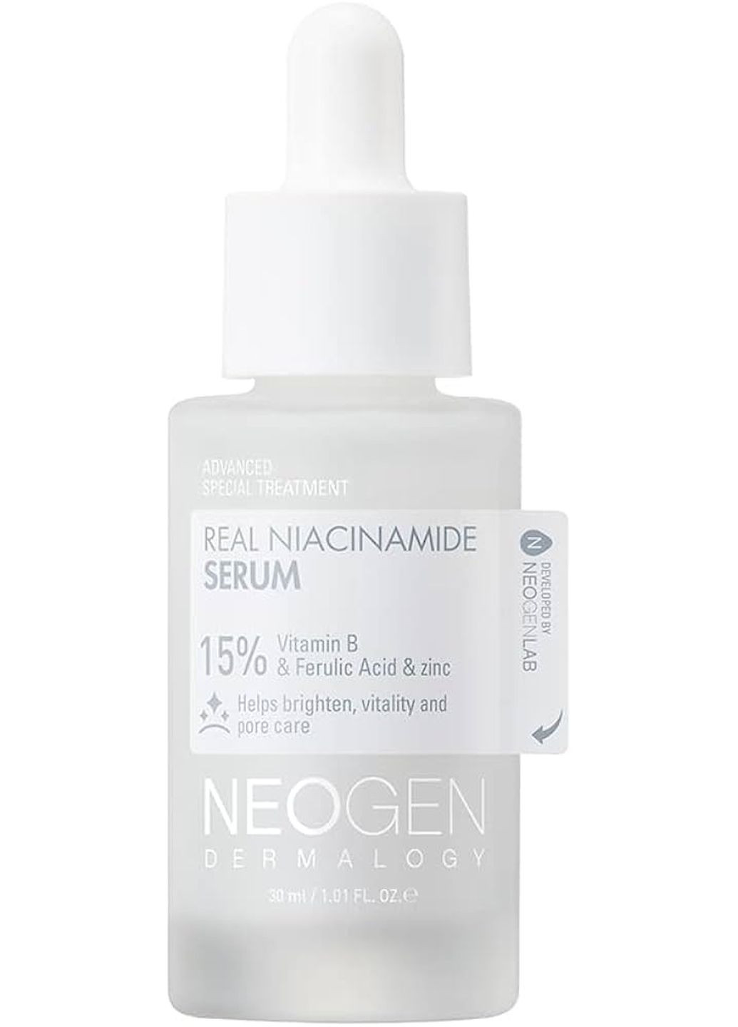 Сыворотка Dermalogy Real Niacinamide 15% Serum осветляющая с ниацинамидом 30 мл Neogen (316316082)