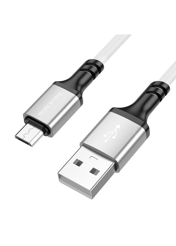 Кабель BX83 USB to MicroUSB 1m белый Borofone (268218342)