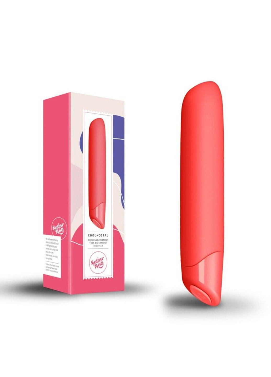 Вібратор Cool Coral, 10 рівнів інтенсивності SugarBoo (334000960)