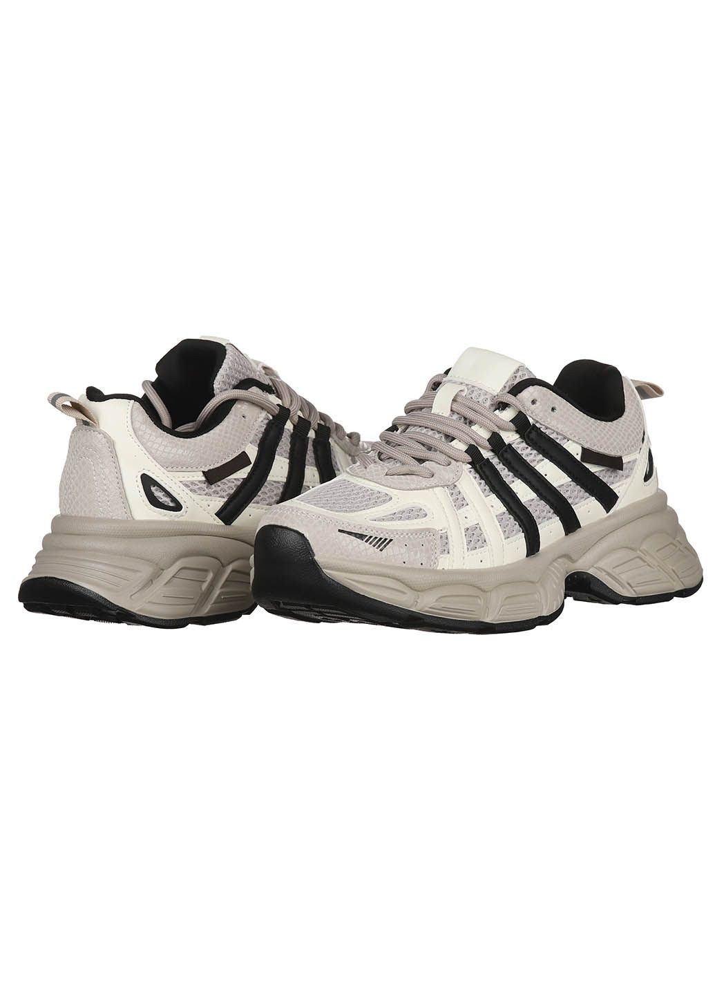 Женские кроссовки из текстиля 13V35-18 No Brand серые демисезоны (326099849)