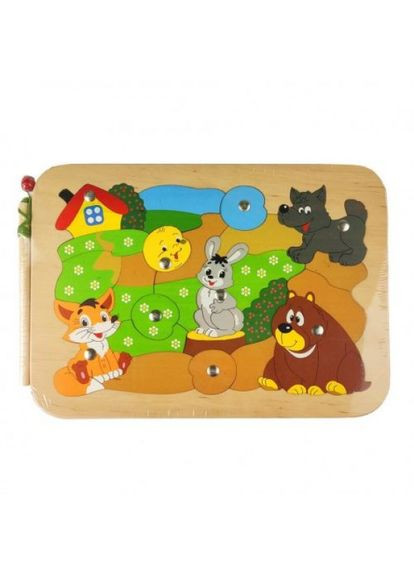 Фанерній екопазл "Колобок" 21х30 см Еco Дерево (372005255)