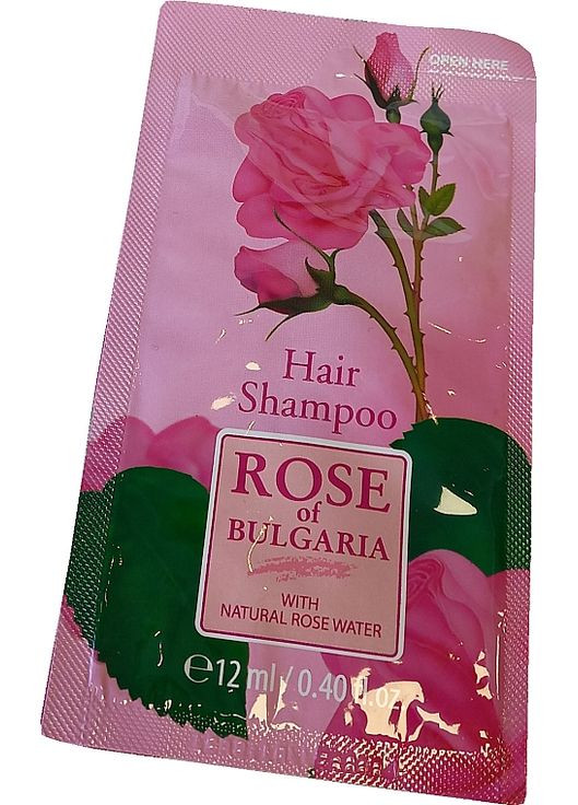 Шампунь для волос с розовой водой Rose of Bulgaria Hair Shampoo (пробник) 12ml (1117864-154335) Biofresh (368602664)