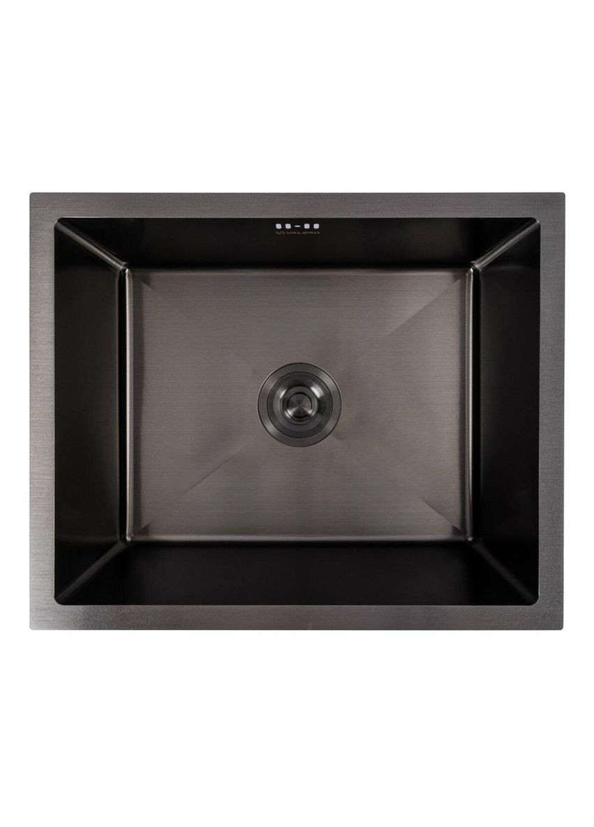 Кухонная мойка PVD черная СМ 54*44 Handmade (монтаж под столешницу) Valeso (342069730)