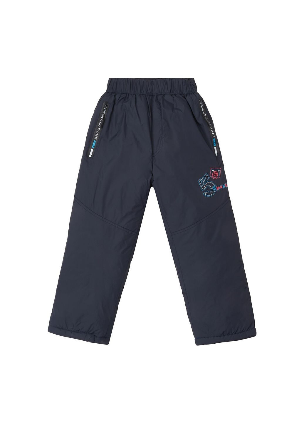 Синие спортивные зимние брюки F&D