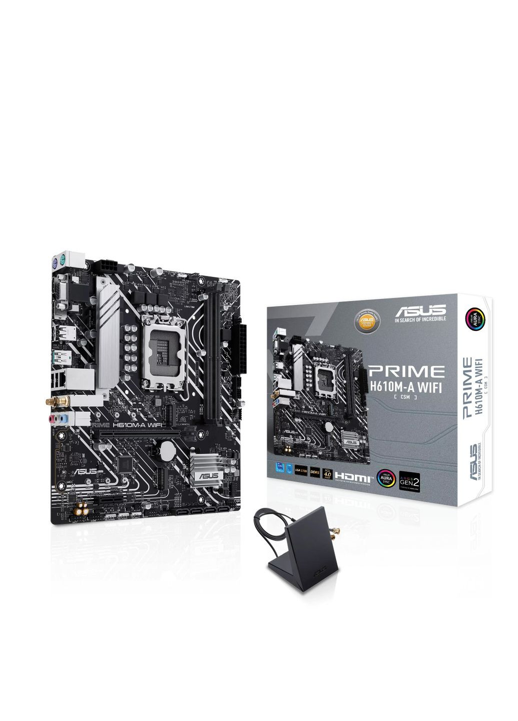 Материнcька плата PRIME H610M-A WIFI s1700 H610 2xDDR5 M.2 HDMI D-Sub DP Wi-Fi BT mATX Asus (362214723)