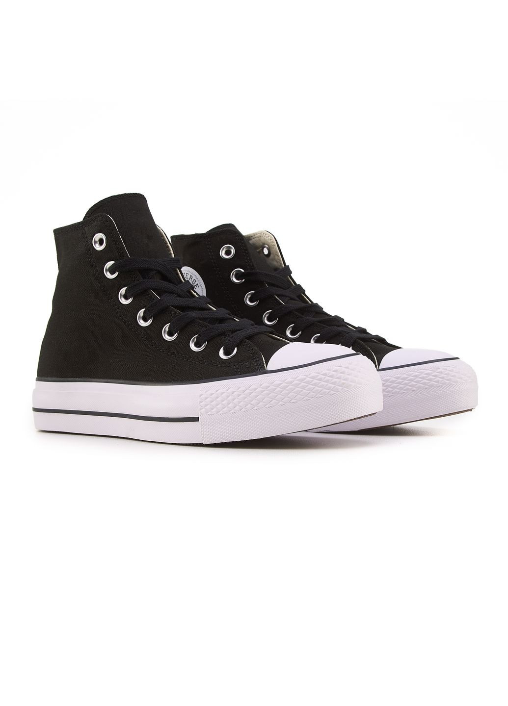 КЕДЫ ЖЕНСКИЕ CONVERSE CHUCK TAYLOR ALL STAR LIFT HIGH BLACK WHITE КОНВЕРС No Brand чёрные демисезоны (367178021)