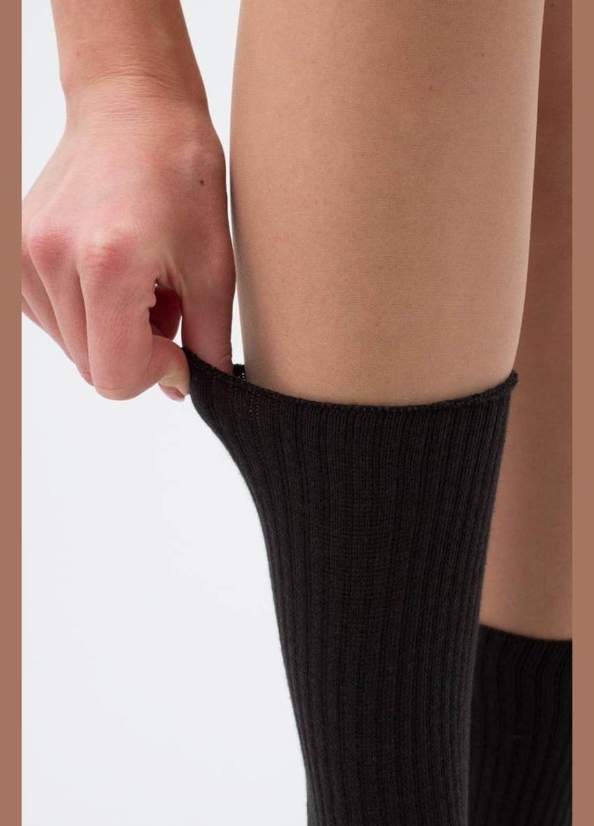 Шкарпетки жіночі високі в рубчик black 36-40 размір Giulia ws4 rib (289869421)