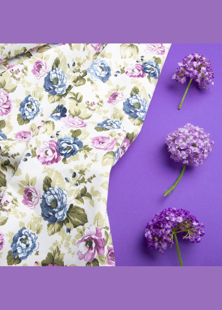 Ткань декоративная Премьер Шиповник с водоотталкивающей пропиткой Шиповник сирень IDEIA (302735725)