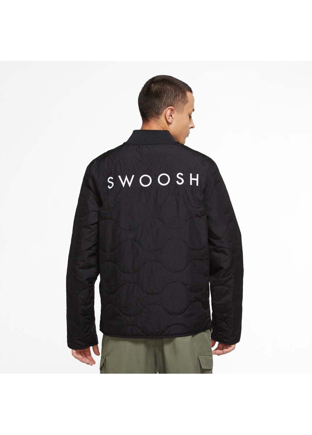 Черная демисезонная куртка мужская Nike