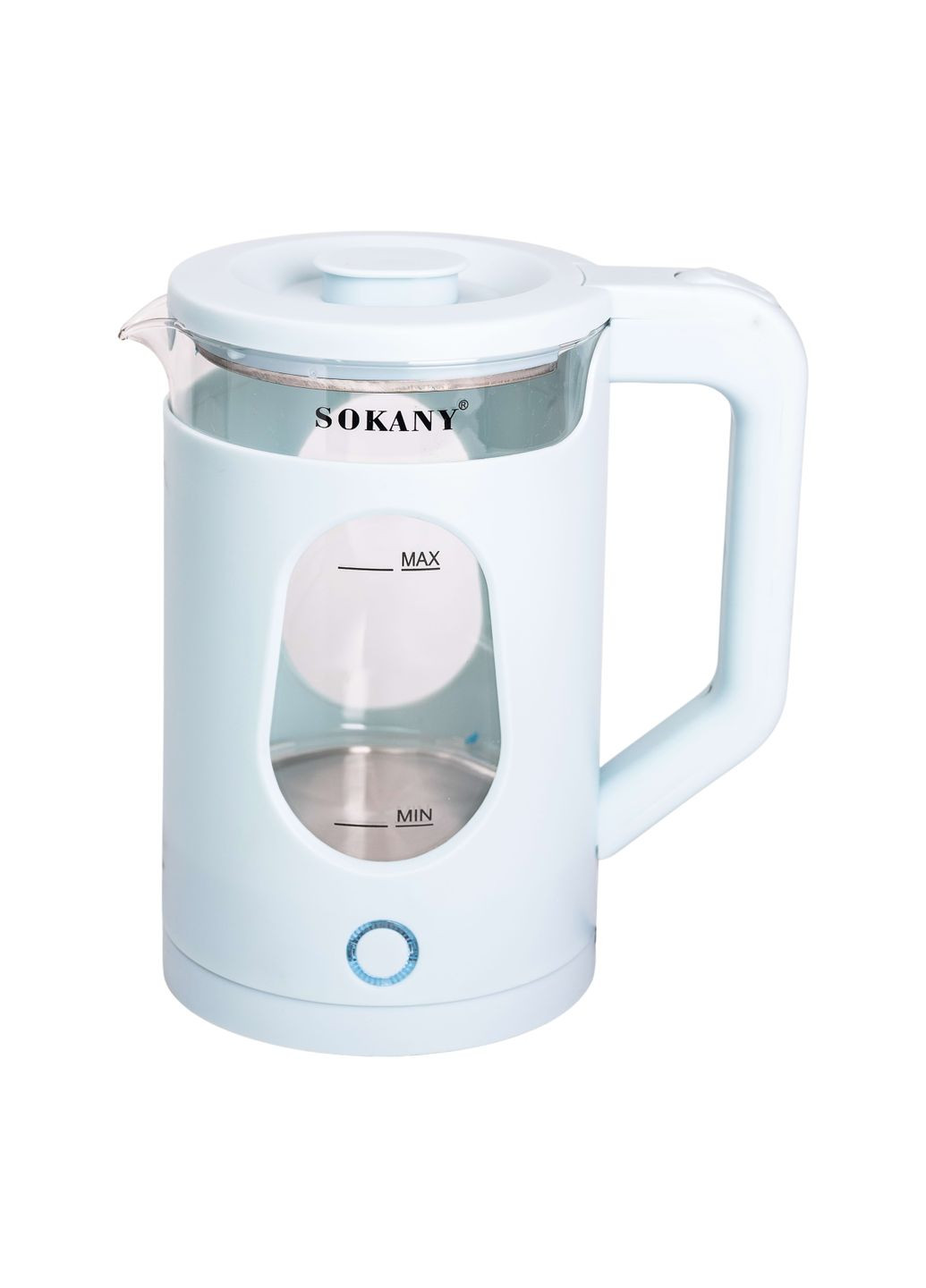 Электрочайник SK-SH-1071 2.3л 2000Вт голубой (SK-SH-1071BL) Sokany (357226624)