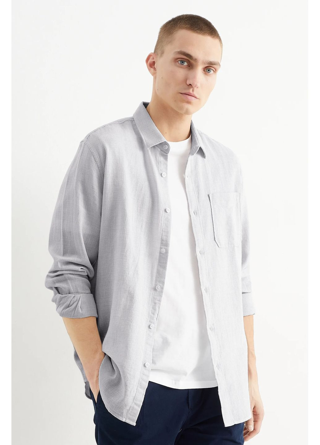 Сорочка з бавовни regular C&A (366283081)