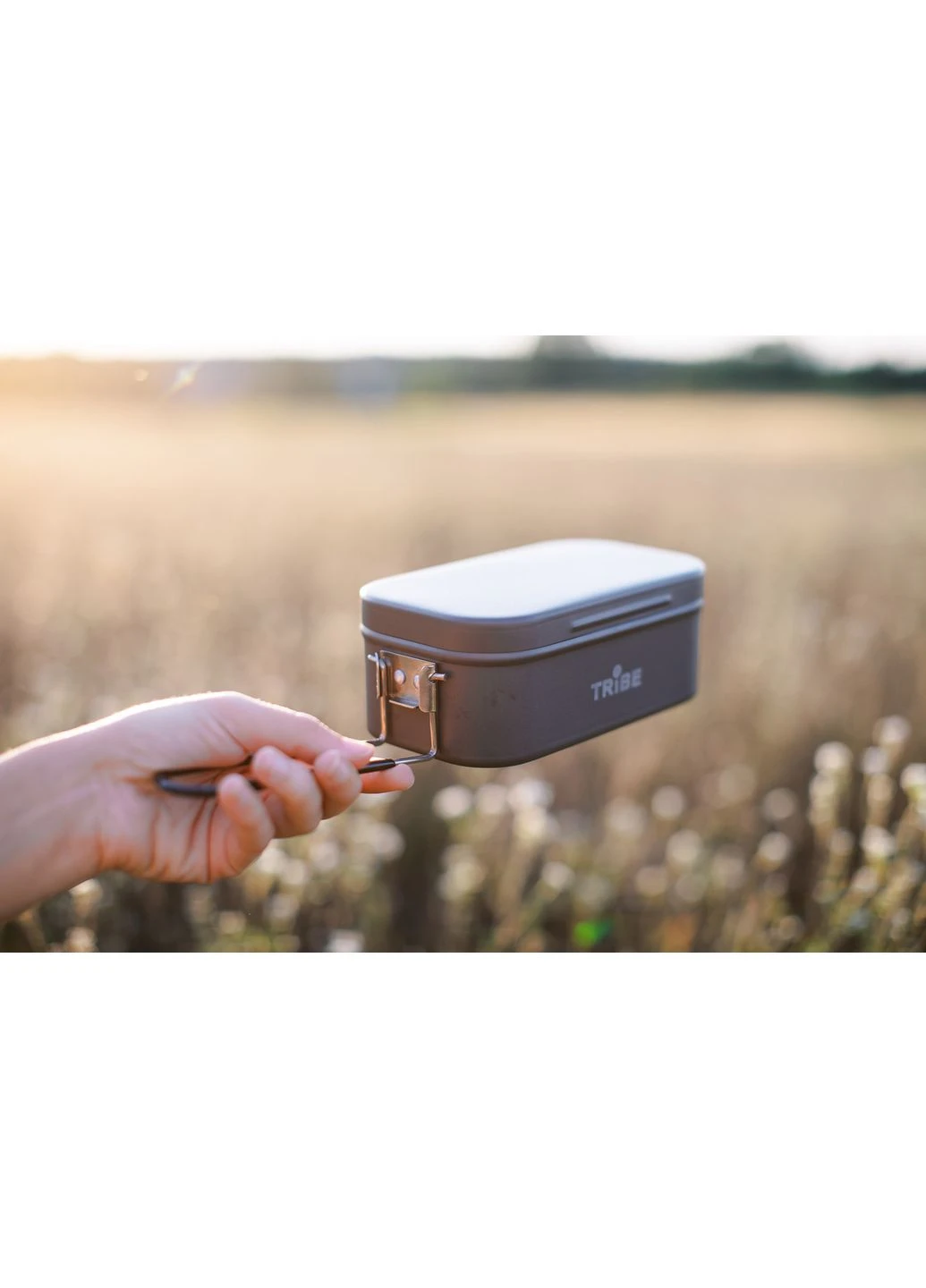 Контейнер для еды Lunch Box Alu T-FG-0016-grey, 1.5 л,, легкий, удобный Tribe (393540641)