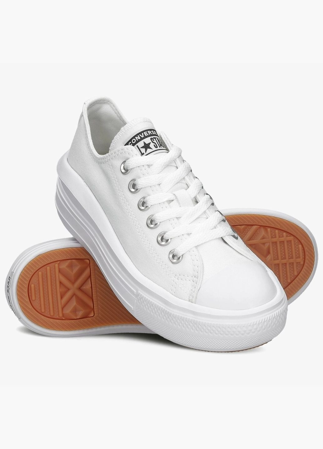 Кеды женские Chuck Taylor All Star Move White 570257C Converse белые (333651635)