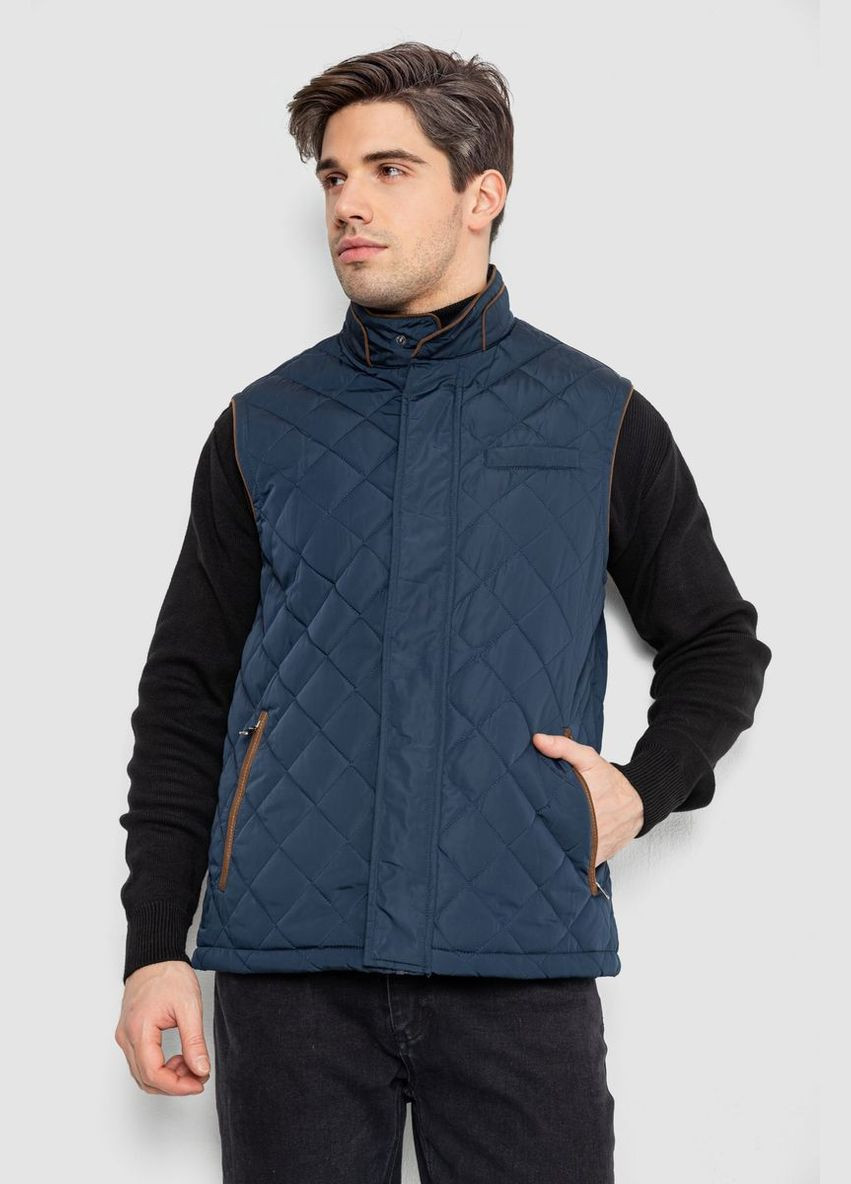 Жилетка чоловіча демісезонна, колір темно-синій, 244RM5 Ager (313292817)