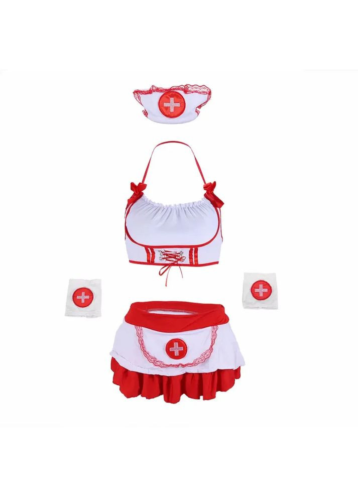 Сексуальный костюм медсестры. Качественный игровой костюм медсестры. Эротический костюм медсестры для секса China (360863114)