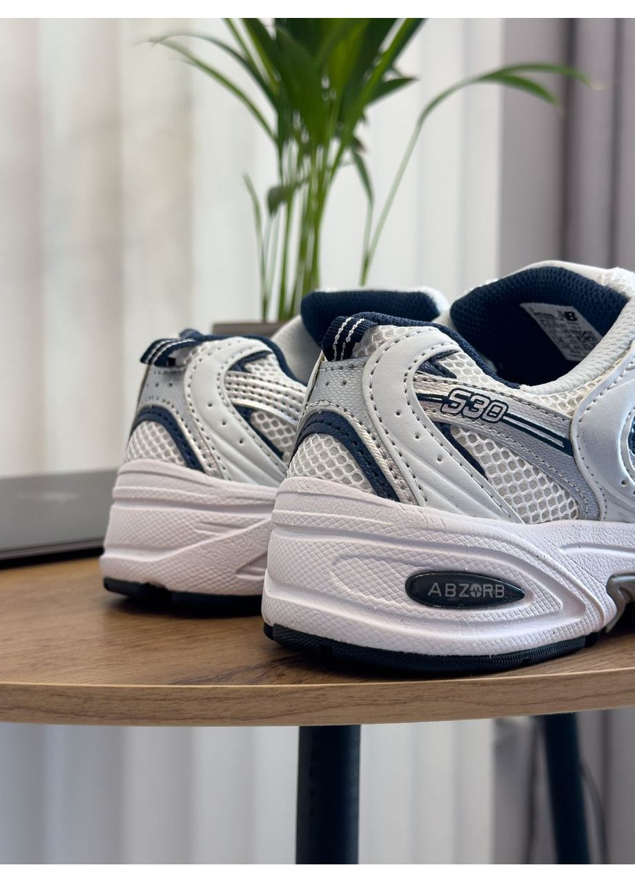 Кросівки жіночі New Balance 530 White Silver Navy MR530SG білі демісезони (369384054)