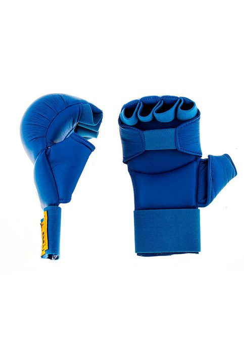Рукавички для карате, накладки для карате, розмір, колір синій BWS (360890556)