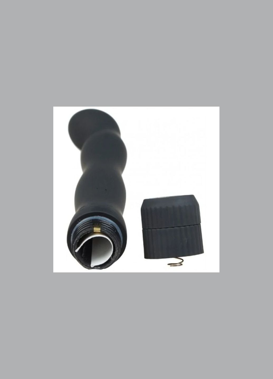 PREMIUM! Вібратор для точки G Коханець (чорний) хвилястої форми No Brand (301909398)