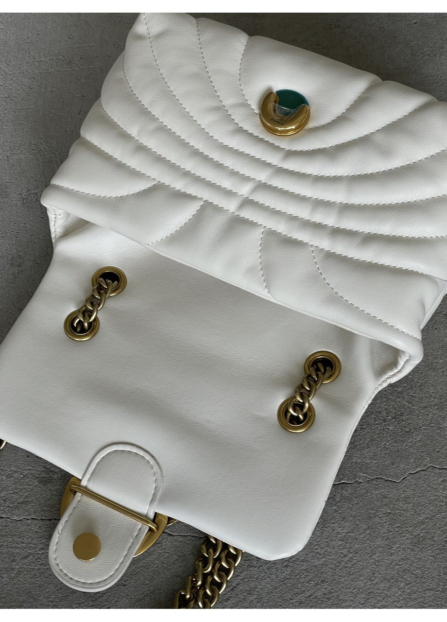 Женская сумка стегна Mini Love Bag Puff Butterfly кремовый через плече ( PREM) No Brand (369935522)