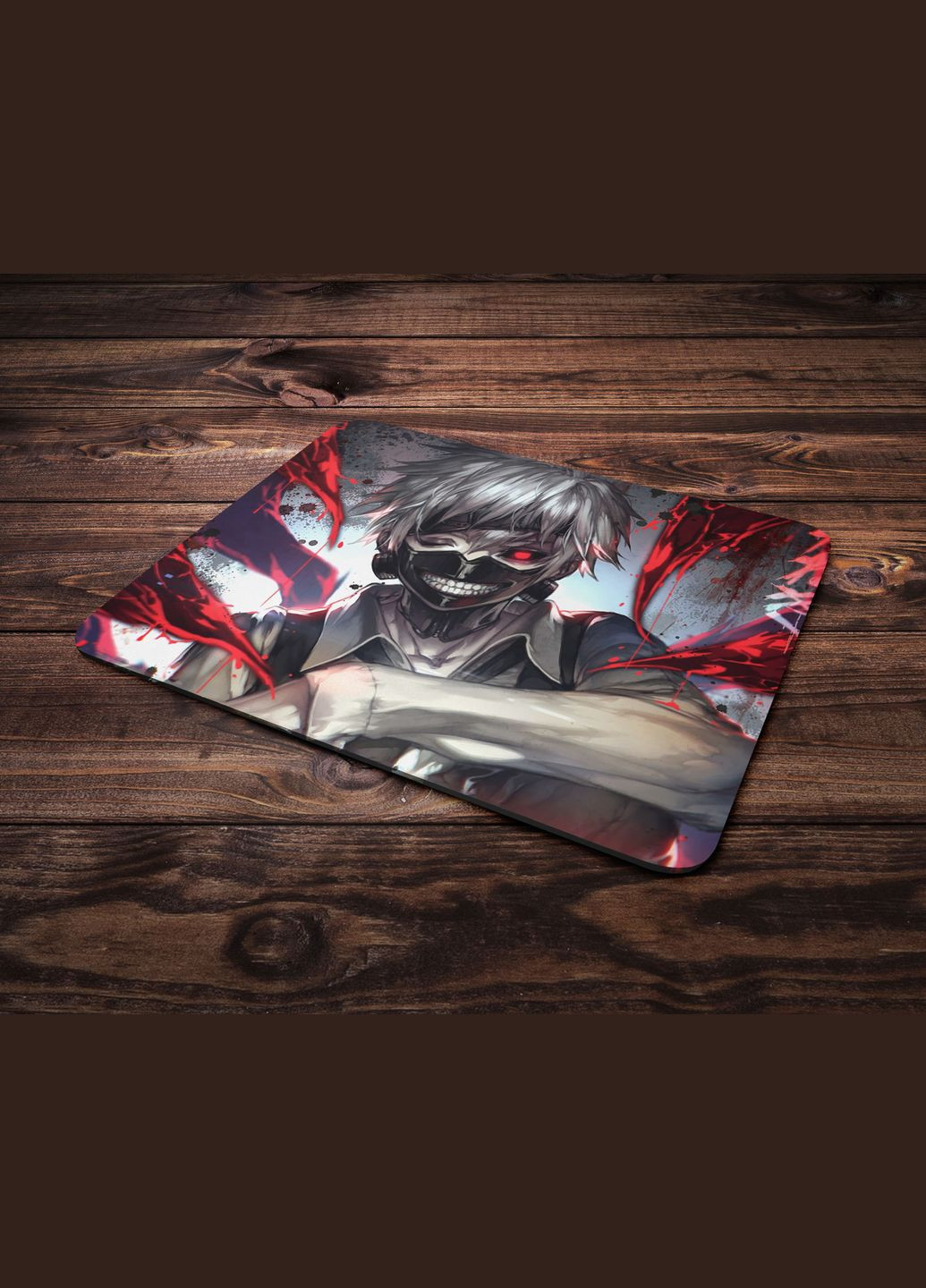 Коврик под мышку c принтом Токийский гуль Tokyo Ghoul-3, 24х20 см No Brand 1 (324077932)