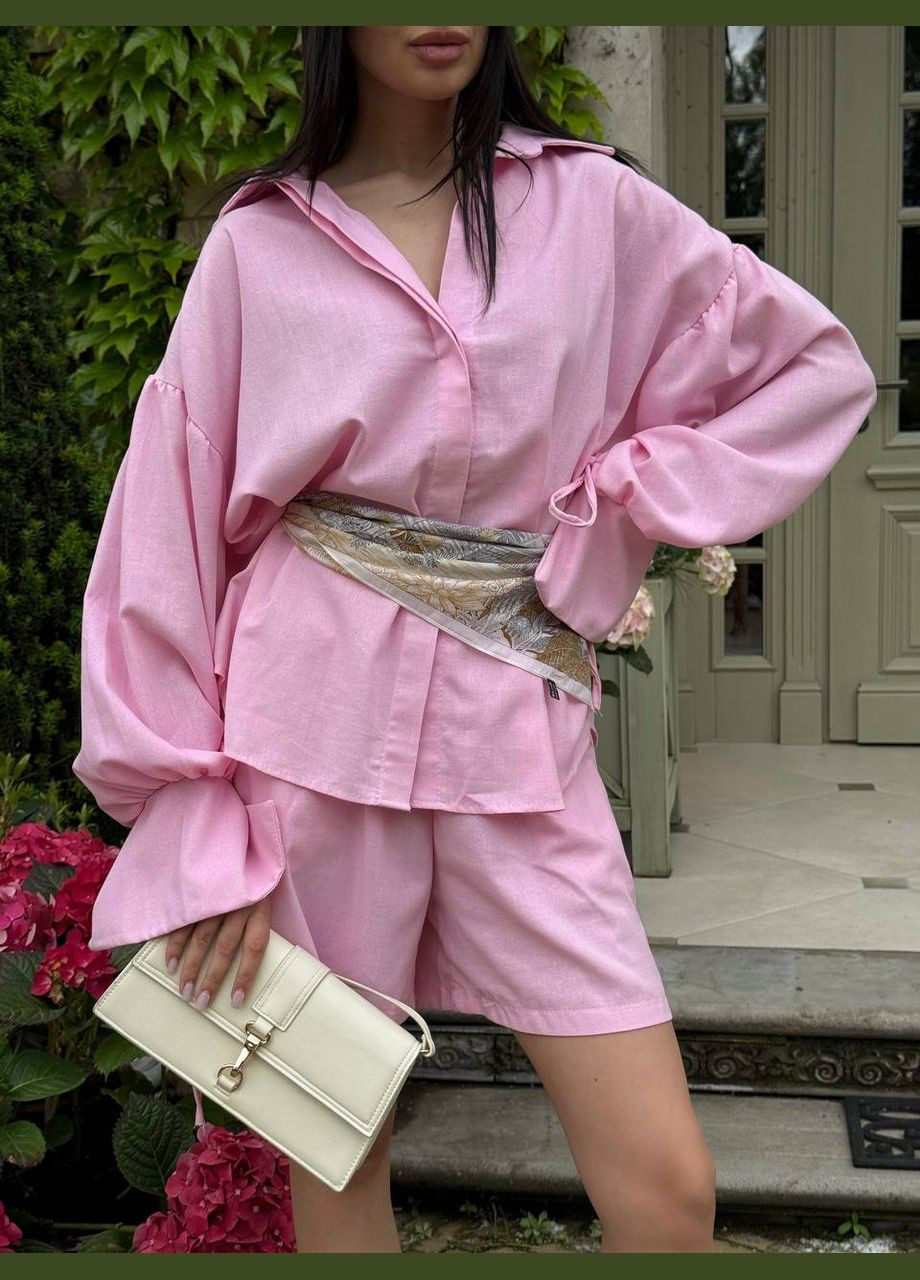 Женский костюм Лен No Brand (347176287)