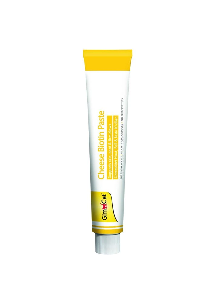 Паста Cheese Biotin Paste для кошек всех пород сырная с биотином 100г GimCat (400103853)