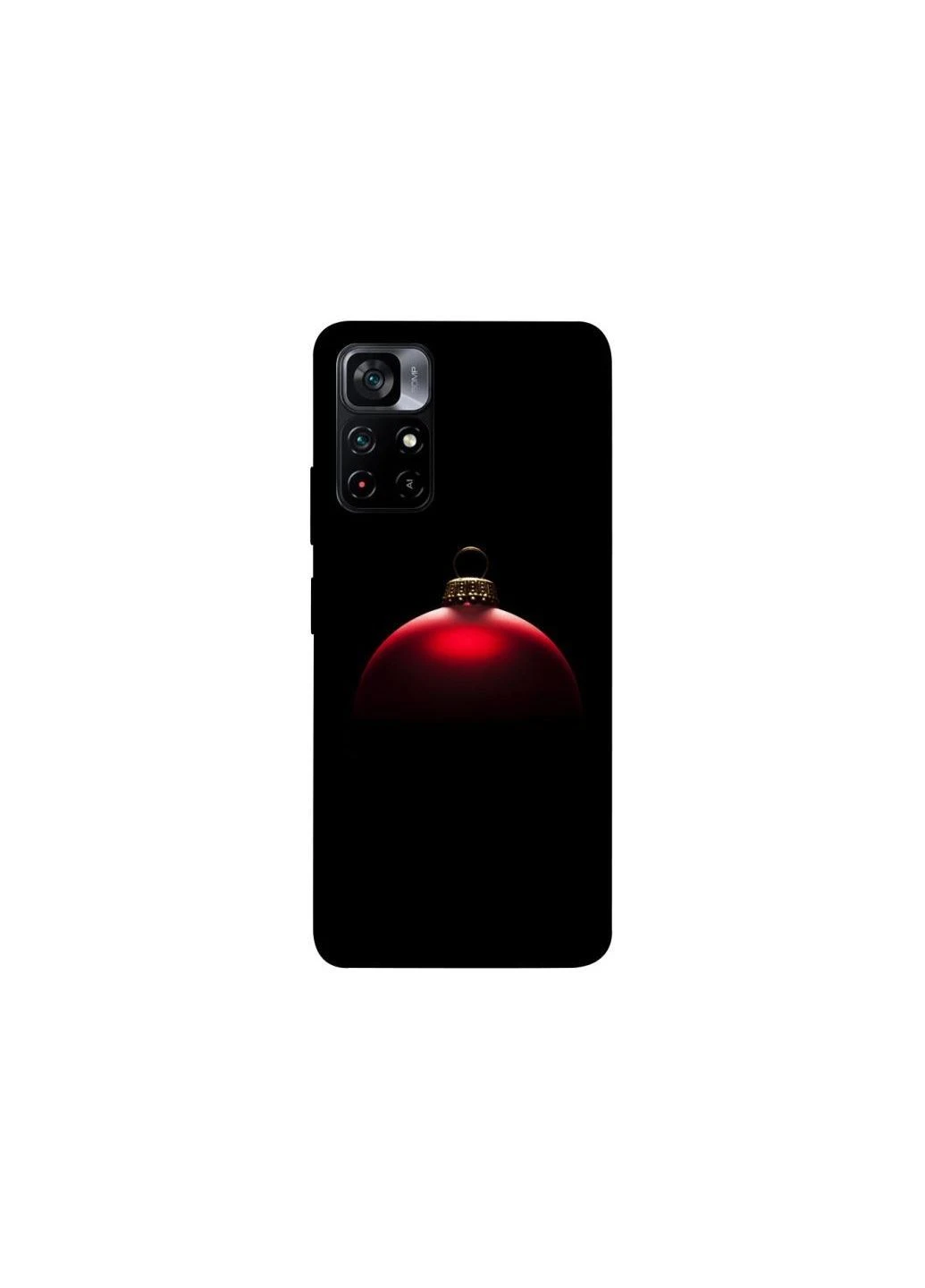 Чохол на Xiaomi Poco M4 Pro 5G Christmas bauble Frontalka (375665818)