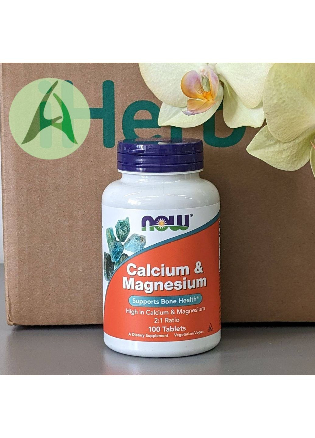 Кальций и магний, 100 таблеток Now Foods (361858661)