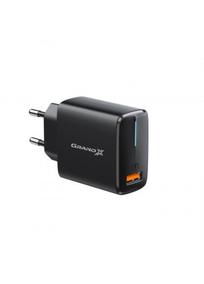 Зарядний пристрій Quick Charge QС3.0 3.6V6.5V 3A, 6.5V-9V 2A, 9V-12V 1.5A USB (CH-550B) Grand-X quick charge qс3.0 3.6v-6.5v 3a, 6.5v-9v 2a, 9v-12 (268141244)