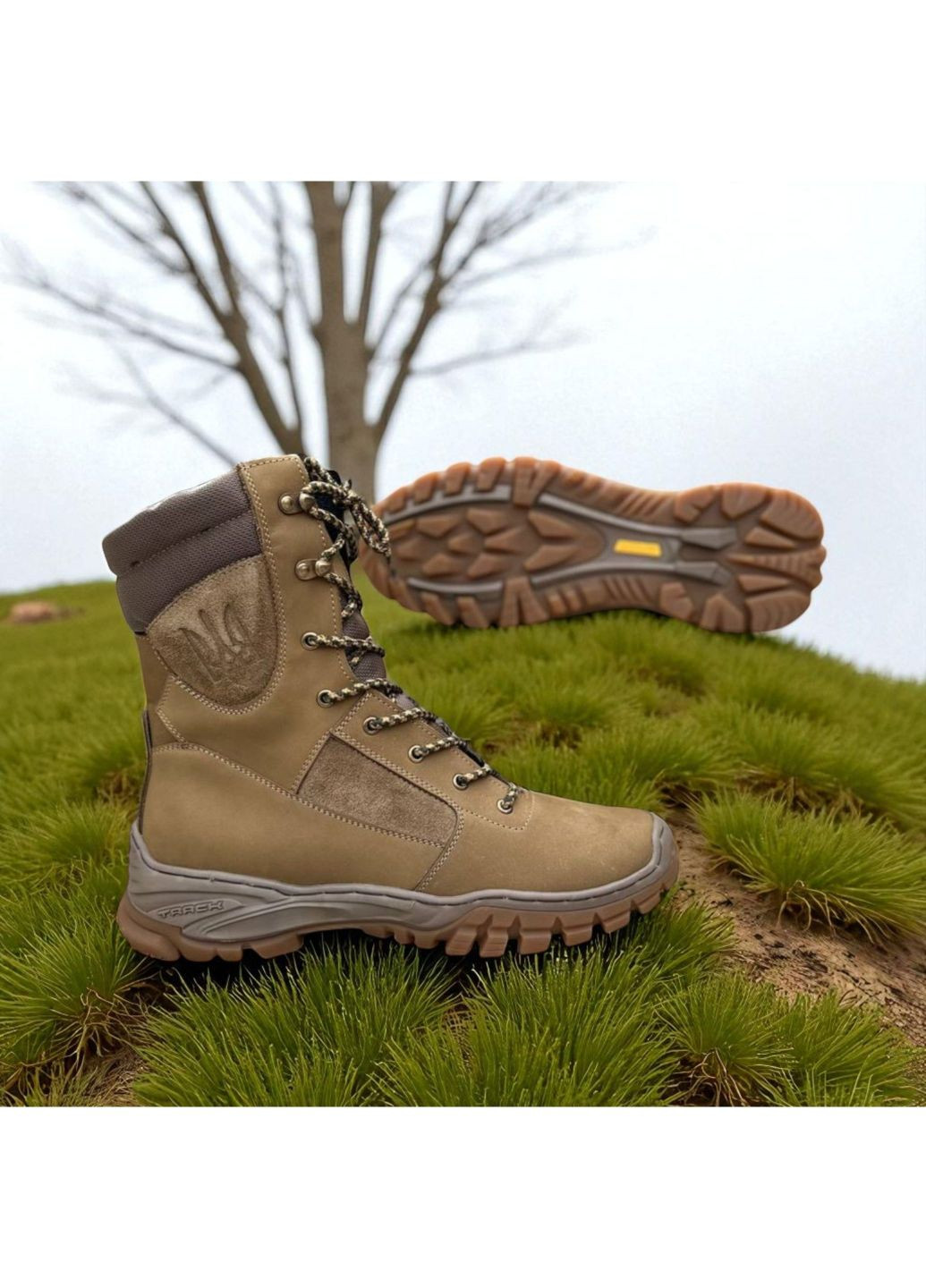 Тактичні чоловічі зимові Берці Шкіряні. 36-49р Койот. Натуральна гідрофобна шкіра! DSZM-1041 36 No Brand (349513261)