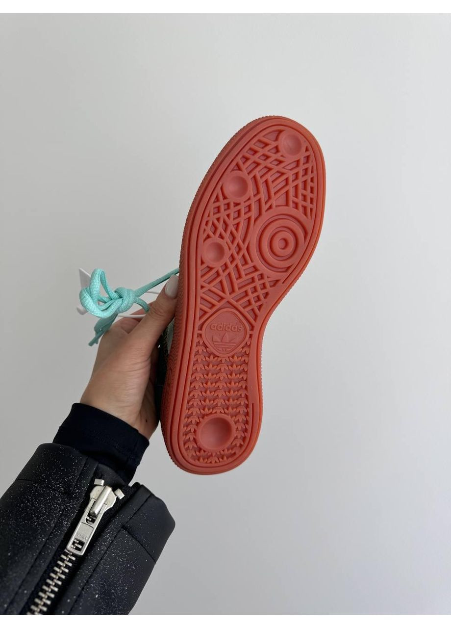 Серые демисезонные кроссовки мужские adidas spezial handball green адидас специал No Brand