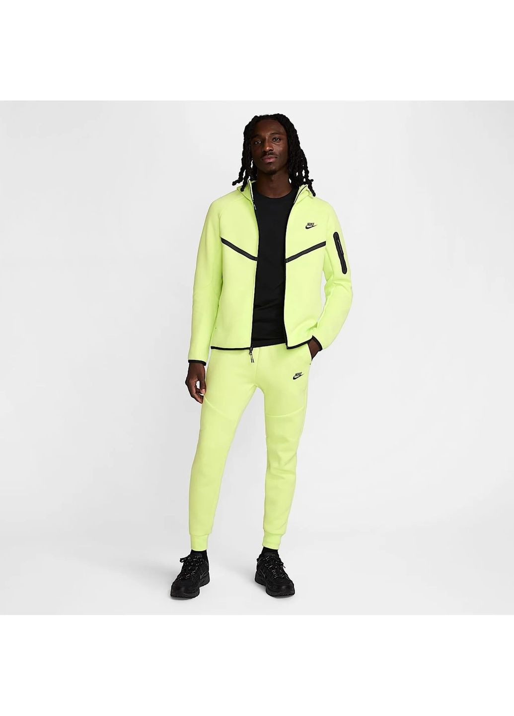 Женская толстовка Tech Fleece Fz Wr Yellow Nike (364838757)