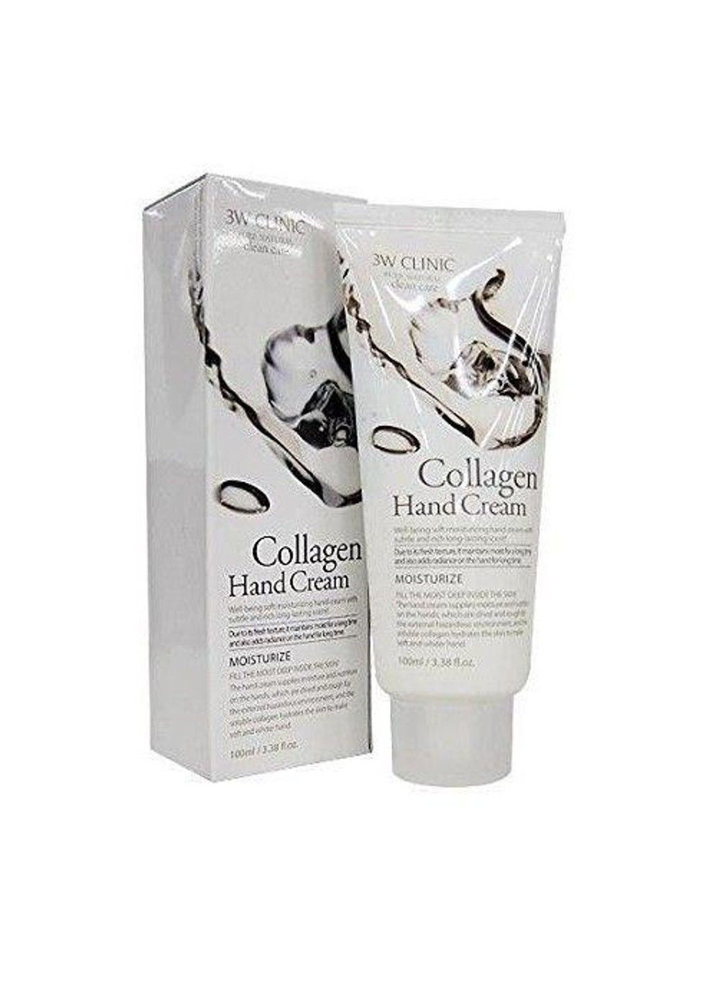Крем для рук зволожуючий з колагеном Collagen Hand Cream, 100 мл 3W Clinic (285813636)