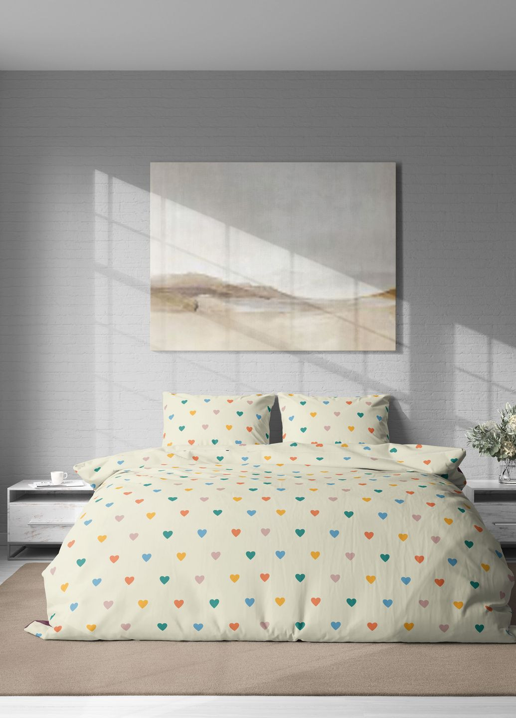 Комплект постільної білизни Сімейний поплін L-2056/2 Lelit (325701732)