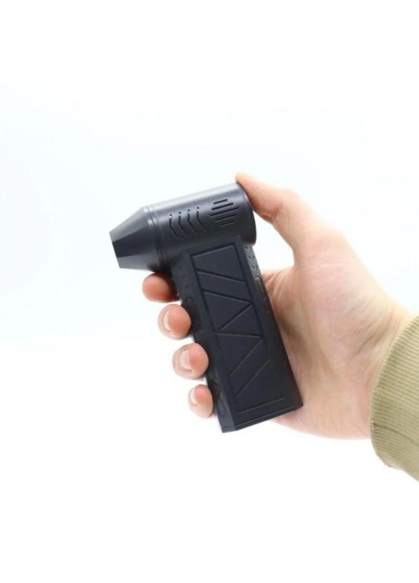 Воздуходувка акумуляторная LY-752 для очистки предметов от пыли и грязи, мощный турбонентилятор Черный No Brand (360648081)