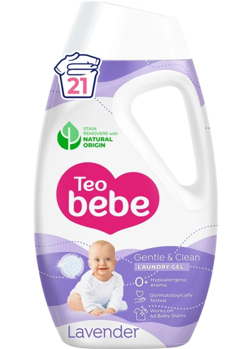 Гель для прання Gentle&Clean lavender 945 мл Teo Bebe (294091406)