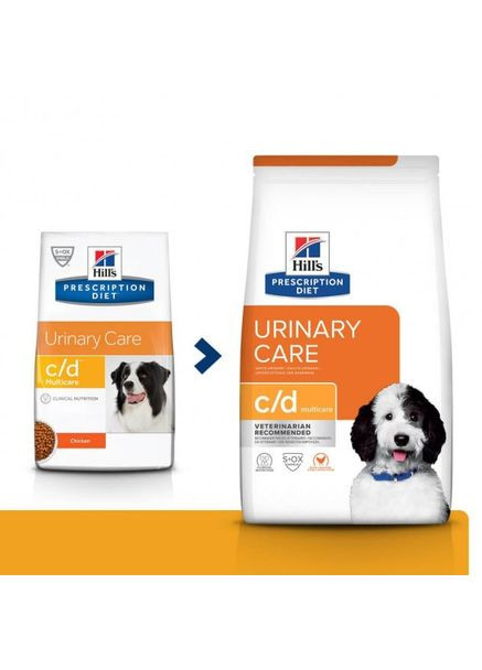 Сухой корм Prescription Diet c/d Multicare Urinary Care для собак всех пород с курицей 1,5 кг Hill's (314710209)