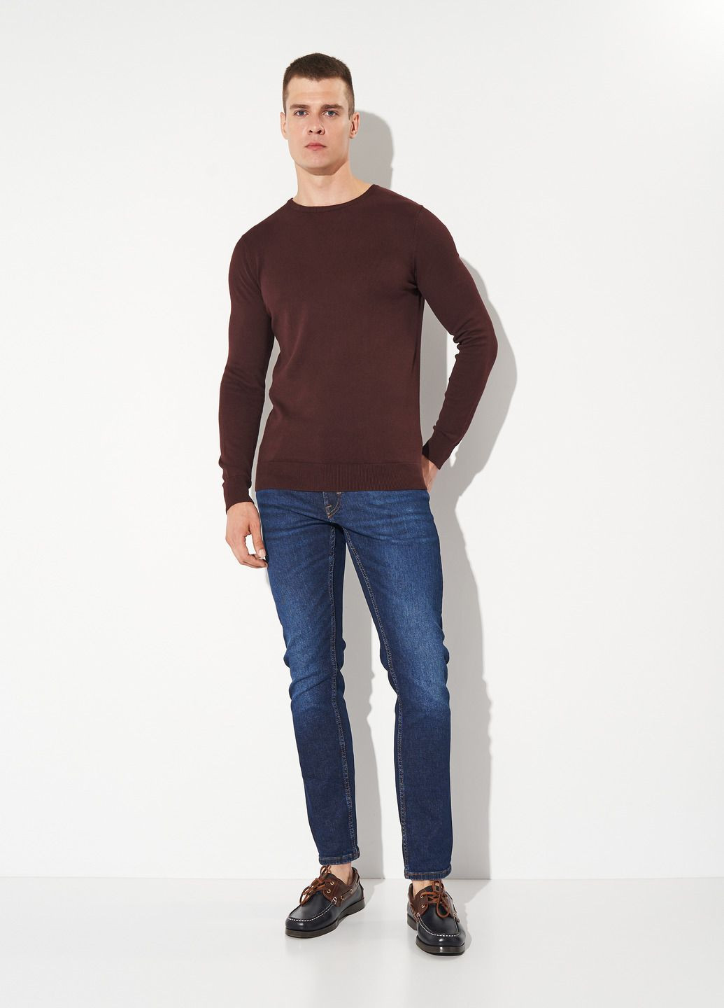 Темно-синие демисезонные джинсы мужские () темно-синий (2015865) Oregon Slim Mustang