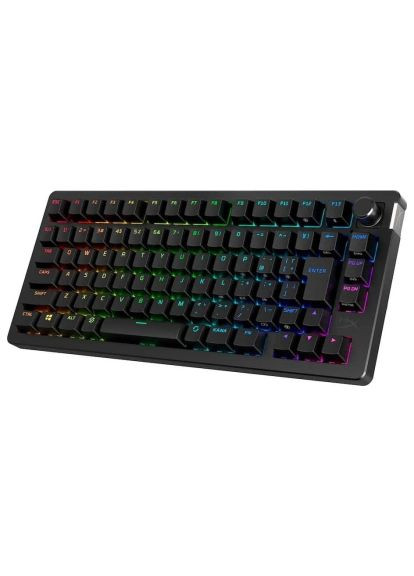 Клавиатура (91Y91AA) HyperX Alloy Rise 75 PBT HX Red Wireless UA Black (366160403)