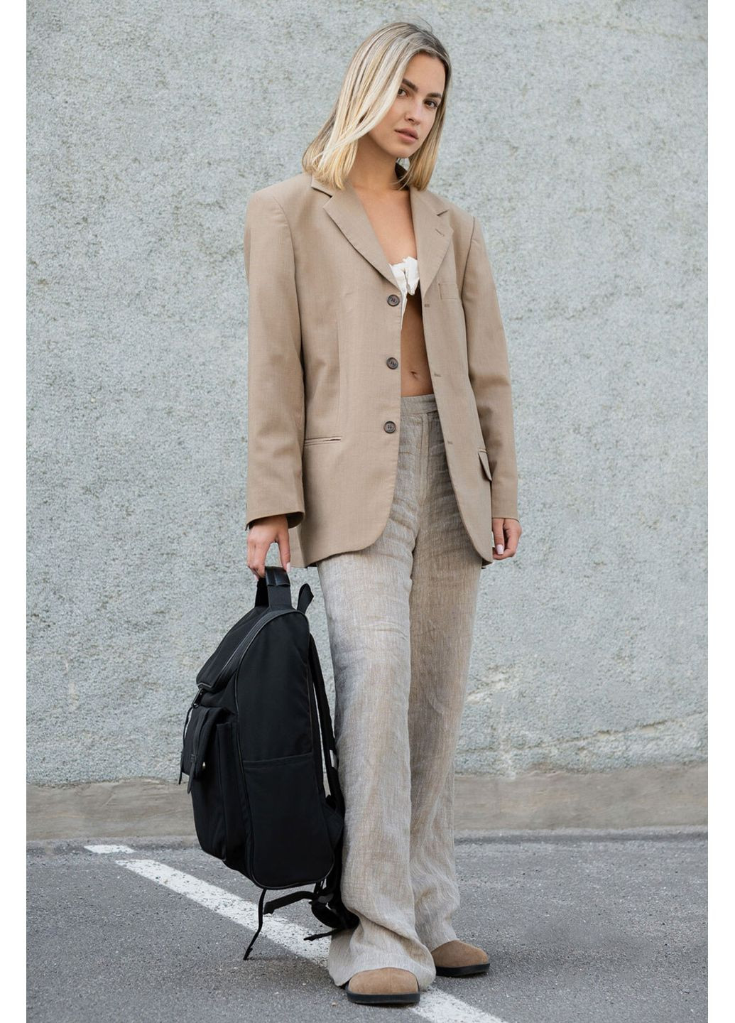 Женский Городской Молодежный Рюкзак ELIOT Нейлон Для Ноутбука Black Without (360642013)