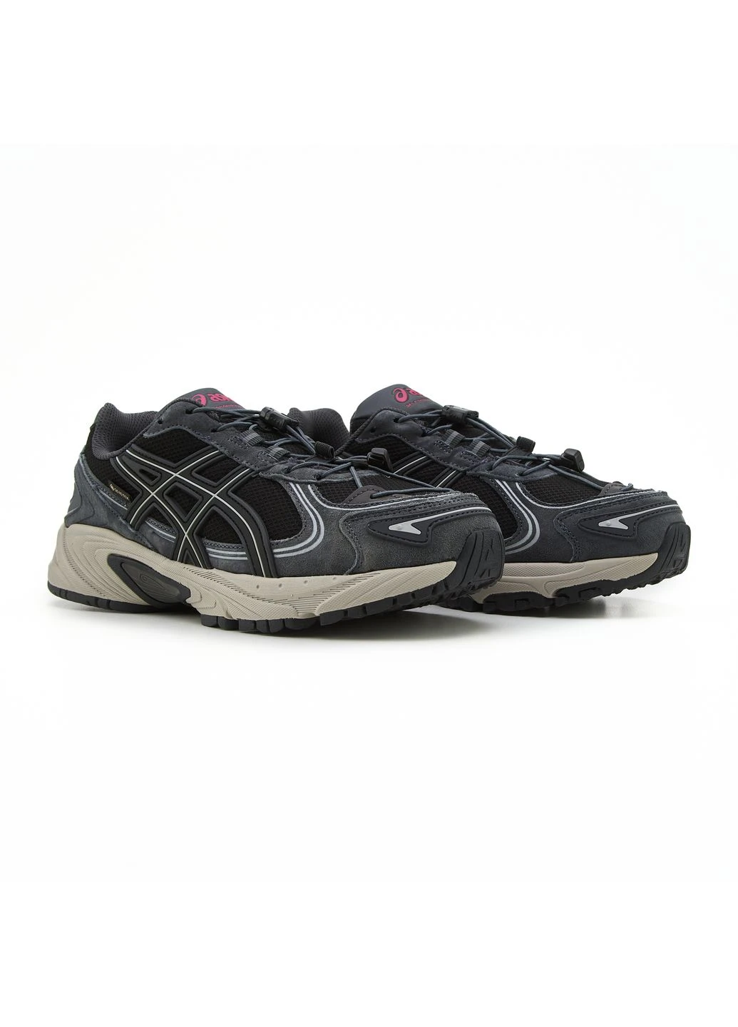 Черные летние кроссовки asics gel-kahana tr v4 grey black gore-tex асикс гель кахано 8 No Brand