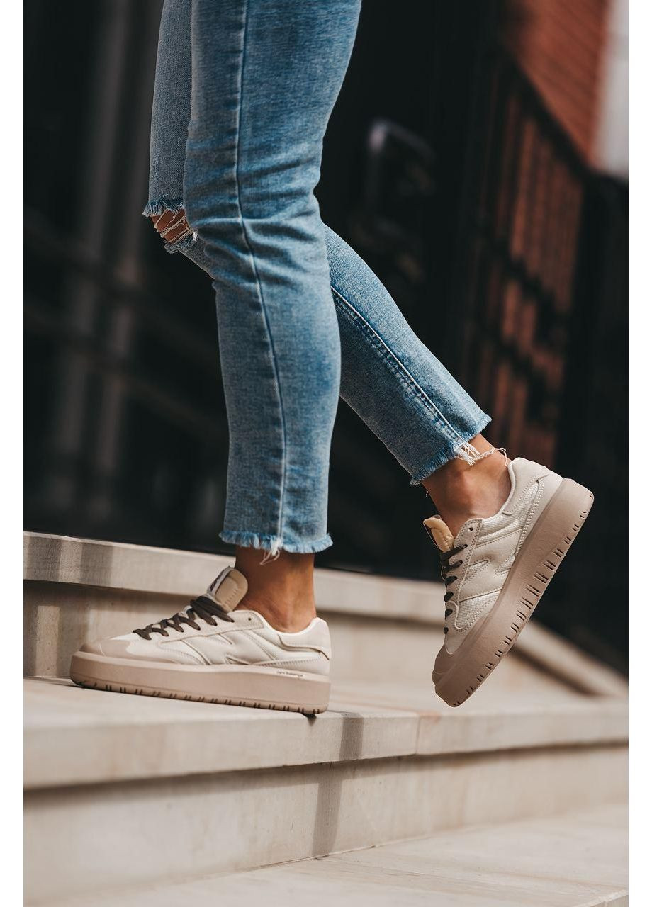 КРОСІВКИ ЖІНОЧІ NEW BALANCE CT 302 BEIGE НЬЮ БЕЛАНС CT302 No Brand бежеві демісезони (368858141)