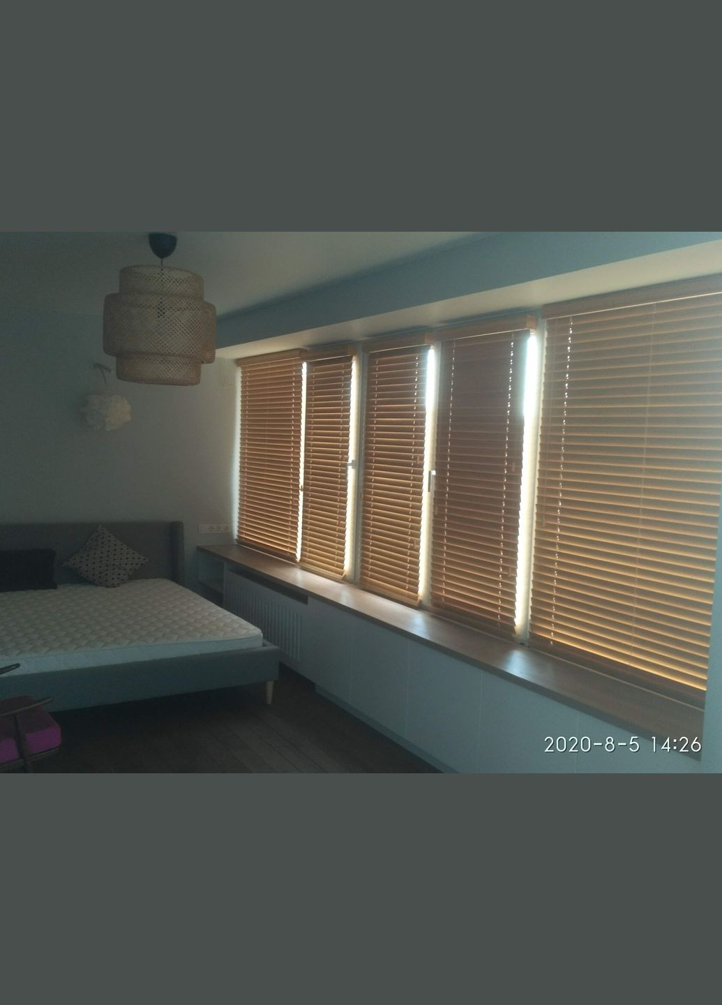 Бамбуковые жалюзи цвет Amber D11 Електромотор (368828469)